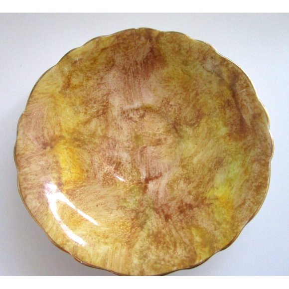 James Kent Longton England Brown Cup & Saucer & Flower Handle #2184 VTG - *READ* - Picture 9 of 14